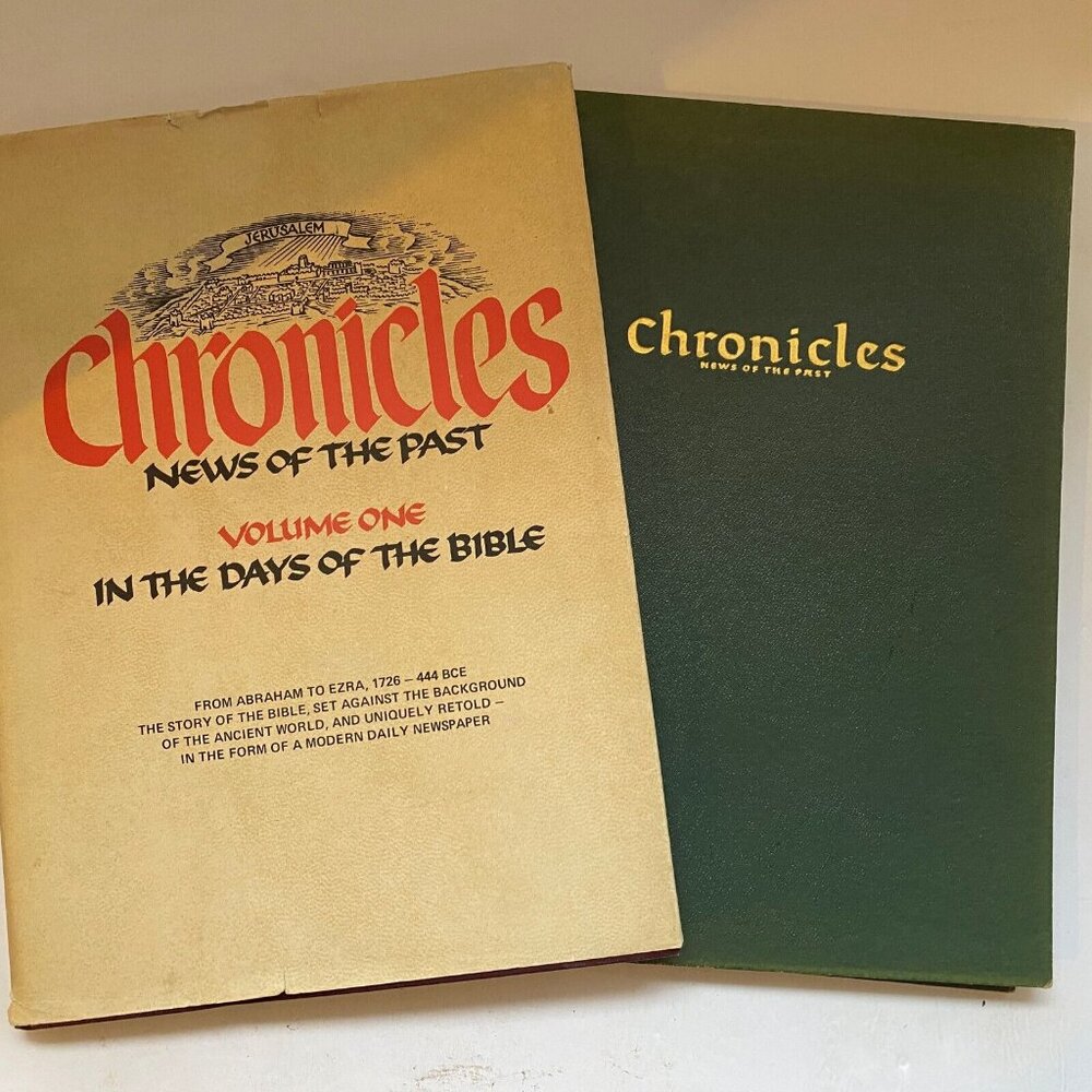 Jerusalem Chronicles News of the Past Newspaper format Vol I + II 1967 1970